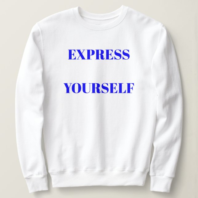 Motivierend Wörter für ein niedliches Design Sweatshirt (Design vorne)