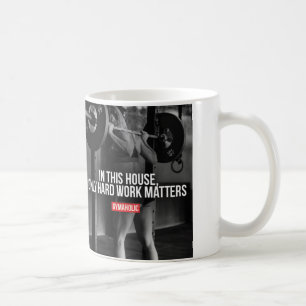 Motivierend Wörter - Nur harte Arbeit ist wichtig Kaffeetasse
