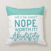 Motivierend Zitat/Aquamarine Typografie