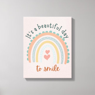 Motivierend Zitat Artikel 1 - Leinwand