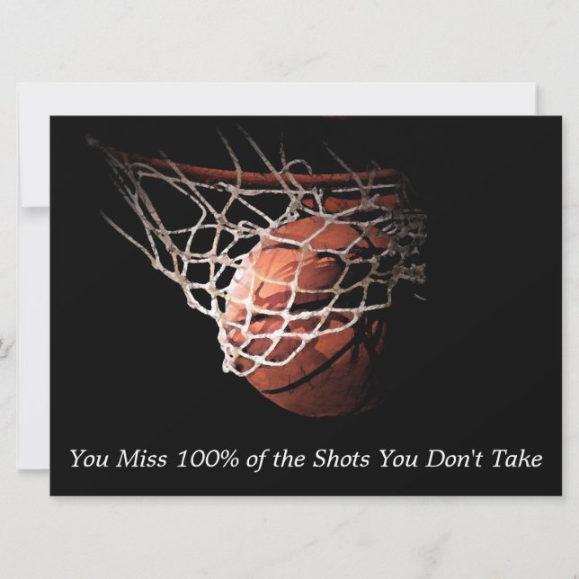 Motivierend Zitat Basketball (Vorderseite)