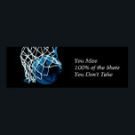 Motivierend Zitat Basketball Blue Black Poster<br><div class="desc">Ich Liebe dieses Spiel. Beliebte Sportarten - Basketball Game Ball Image.</div>