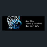 Motivierend Zitat Basketball Blue Black Poster<br><div class="desc">Ich Liebe dieses Spiel. Beliebte Sportarten - Basketball Game Ball Image.</div>