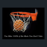 Motivierend Zitat Basketball Shootposter drucken Poster<br><div class="desc">Ich Liebe dieses Spiel. Beliebte Sportarten - Basketball Game Ball Image.</div>