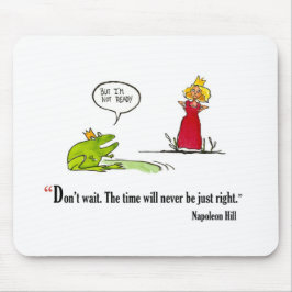 Motivierend Zitat der Prüfung durch Napoleon-Hügel Mousepad