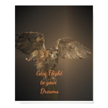 Motivierend Zitat: Flight to Your Dreams