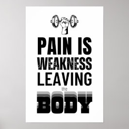 Motivierend Zitat für Gymnastik Poster