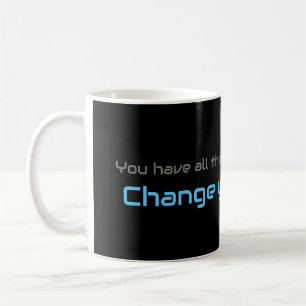 Motivierend Zitat für Ihre psychische Gesundheit Kaffeetasse