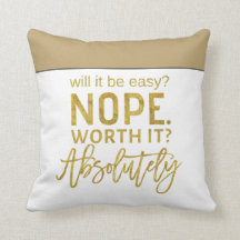 Motivierend Zitat/Goldtypografie