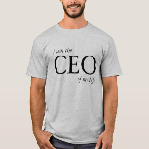 Motivierend Zitat Ich bin CEO meines Lebens T-Shirt