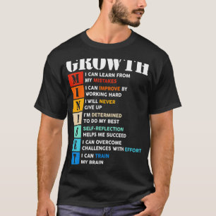 Motivierend Zitat Inspiration Wachstumsverhalten T-Shirt