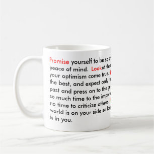 Motivierend Zitat Kaffeetasse