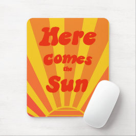 Motivierend Zitat Orange Mouse Pad Mousepad