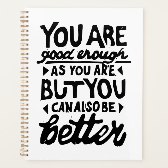 Motivierend Zitat Planer (Vorderseite)