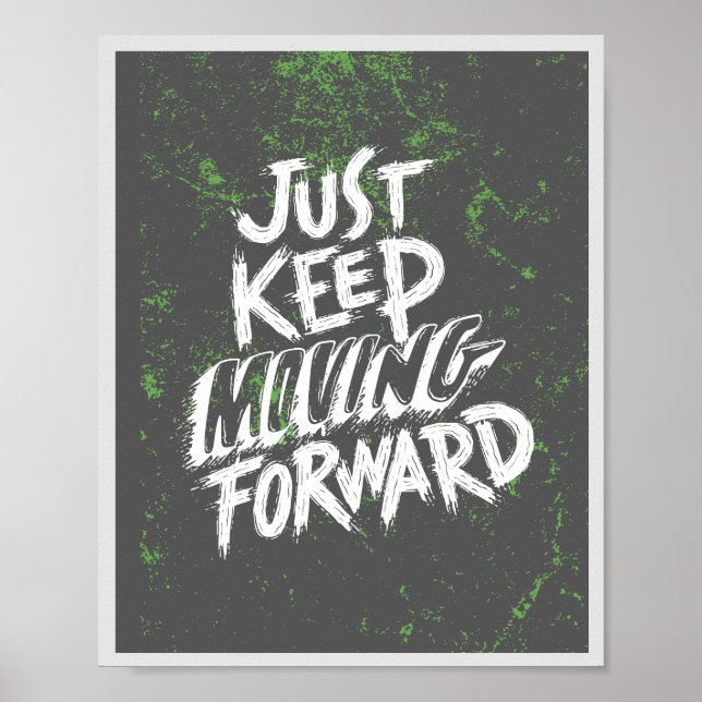 Motivierend Zitat-Poster Inspiration Wall Art Poster (Vorne)