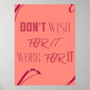 Motivierend Zitat-Poster - "Wen nicht danach, wem? Poster