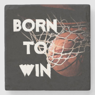 Motivierend Zitat Sprichwort Basketball Geboren zu Steinuntersetzer
