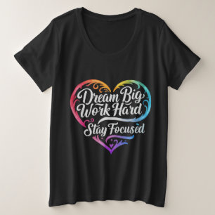 Motivierend Zitat - T - Shirt für Frauen mit Plus-