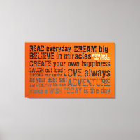 Motivierend Zitate Canvas drucken