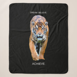 Motivierend Zitatstraum glauben Tiger erreichen Sherpadecke