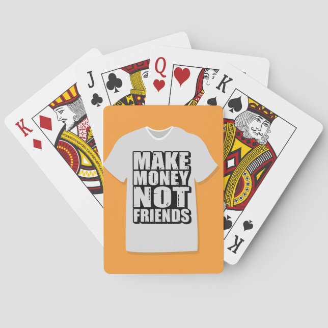 Motivierend Zitattypografie Spielkarten (Rückseite)