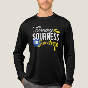 Motivierend Zitronenangebot von sauer bis süß Tri-Blend Shirt