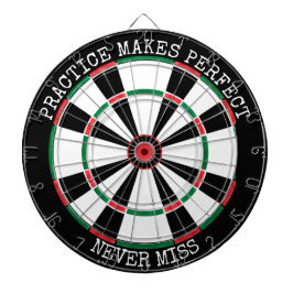 Motivierende Dartboard-Wandkunst Übung Zitat Dartscheibe