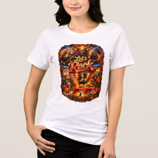 Motivierende Frauen Weißes T-Shirt Tri-Blend Shirt