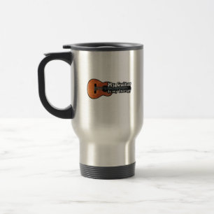 motivierende Gitarrensprüche für Gitarrenspieler Reisebecher