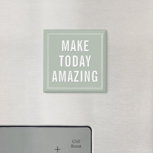 Motivierende inspirierende Bestätigungszitate  Magnet