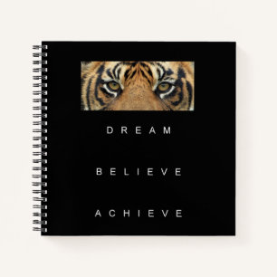 Motivierende Inspirierende Erfolgreiche Coole Tige Notizbuch
