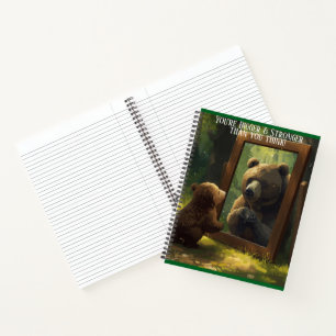 motivierender Bärenjungen-Kalender-Planer-Notizbuc Notizbuch