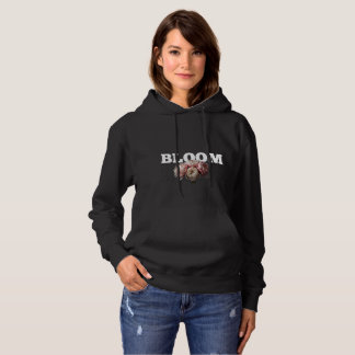 Motivierender Blumen-Hoodie  Hoodie