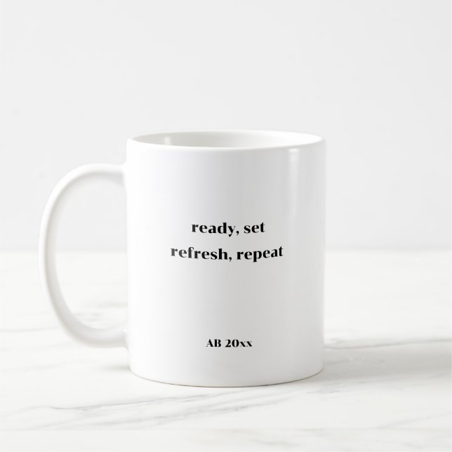 Motivierender Kaffeebecher Kaffeetasse (Links)