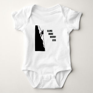 Motivierender Kletterspruch Felsenklettern Baby Strampler