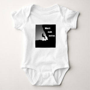 Motivierender Kletterspruch Felsenklettern Baby Strampler