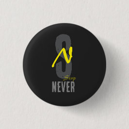 Motivierender minimaler Knopf Pin – Positive Energ Button