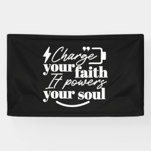 Motivierendes christliches Zitat – Lade deinen Gla Banner