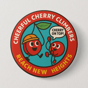 Motivierendes Frucht-Abenteuer-Klettern Button
