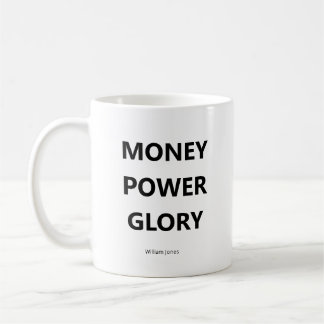 Motivierendes Geschäftszitat Schwarz und Weiß Kaffeetasse