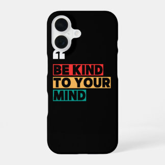 Motivierendes Handyhülle für Mädchen - Sei nett zu iPhone 16 Hülle