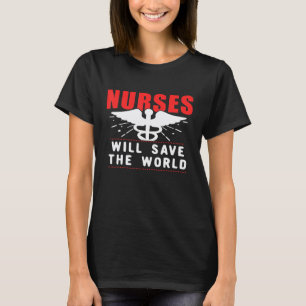 Motivierendes Krankenpflegedesign für Krankenhaus  T-Shirt