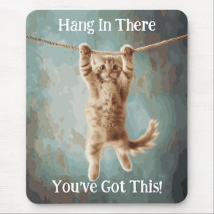 Motivierendes lustiges 'Reiß dich zusammen' Katzen Mousepad