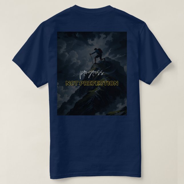 Motivierendes Männer-T-Shirt T-Shirt (Design Rückseite)