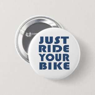 Motivierendes Mountainbike-Zitat - Lustiges Radfah Button