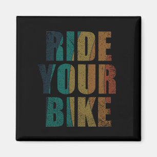 Motivierendes Mountainbike-Zitat - Lustiges Radfah Magnet