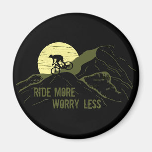 Motivierendes Mountainbike-Zitat - Lustiges Radfah Magnet