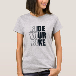 Motivierendes Mountainbike-Zitat - Lustiges Radfah T-Shirt