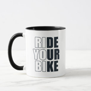 Motivierendes Mountainbike-Zitat - Lustiges Radfah Tasse