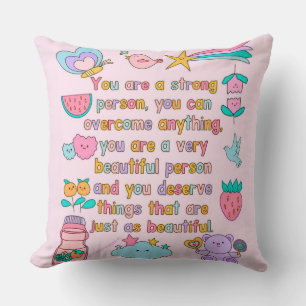 Motivierendes Wohnaccessoire Kissen